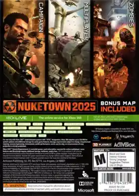 Call of Duty 2 (USA) box cover back